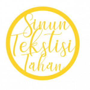 Pyöreä tekstikyltti - Kustomoitava